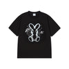 SOLO RABBIT ALIEN SHORT SLEEVE T-SHIRT BLACK