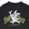 CARTOON CHINCHILLA LONG SLEEVE T-SHIRT BLACK