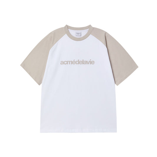 CONNECT LOGO RAGLAN SHORT SLEEVE T-SHIRT ESSENTIAL BEIGE