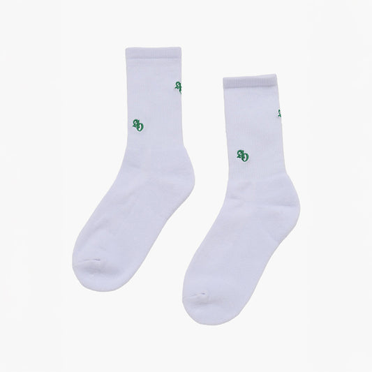 SMALL SYMBOL LOGO POINT SOCKS WHITE