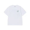 OUTLINE SCRIPT LOGO SHORT SLEEVE T-SHIRT WHITE