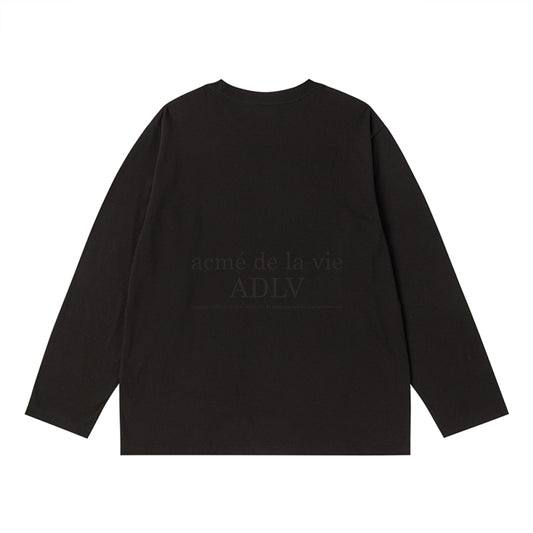 GRUNGE REVERSAL LOGO LONG SLEEVE BLACK