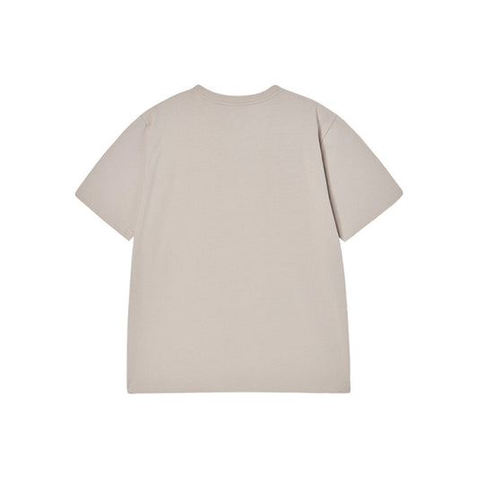 BOX BASIC LOGO SHORT SLEEVE T-SHIRT ESSENTIAL BEIGE