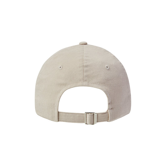TUFT EMBROIDERY LOGO BALLCAP LIGHT BEIGE