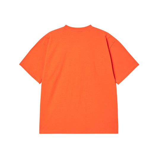 UNIVERSE DRAWING SHORT SLEEVE T-SHIRT ORANGE