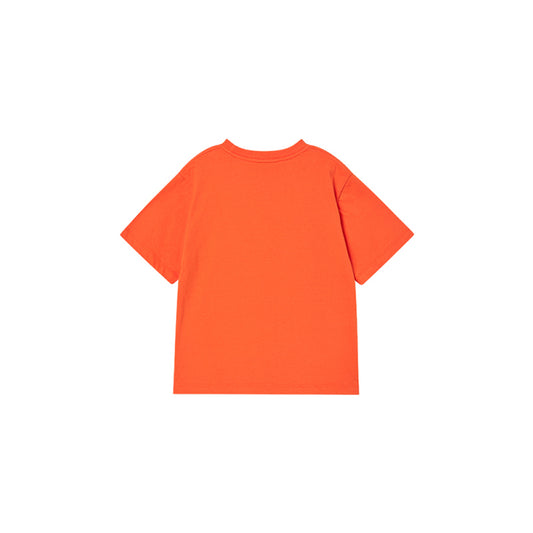 KIDS UNIVERSE DRAWING SHORT SLEEVE T-SHIRT ORANGE