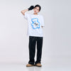 A LOGO EMBLEM EMBROIDERY KNIT GLOVES BLACK