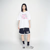 UNIVERSE DRAWING SHORT SLEEVE T-SHIRT WHITE