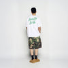 OUTLINE SCRIPT LOGO SHORT SLEEVE T-SHIRT WHITE