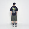 ALIEN UNIVERSE SHORT SLEEVE T-SHIRT BLACK