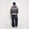 DISTRESSED HOODIE BLACK