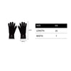 A LOGO EMBLEM EMBROIDERY KNIT GLOVES MELANGE