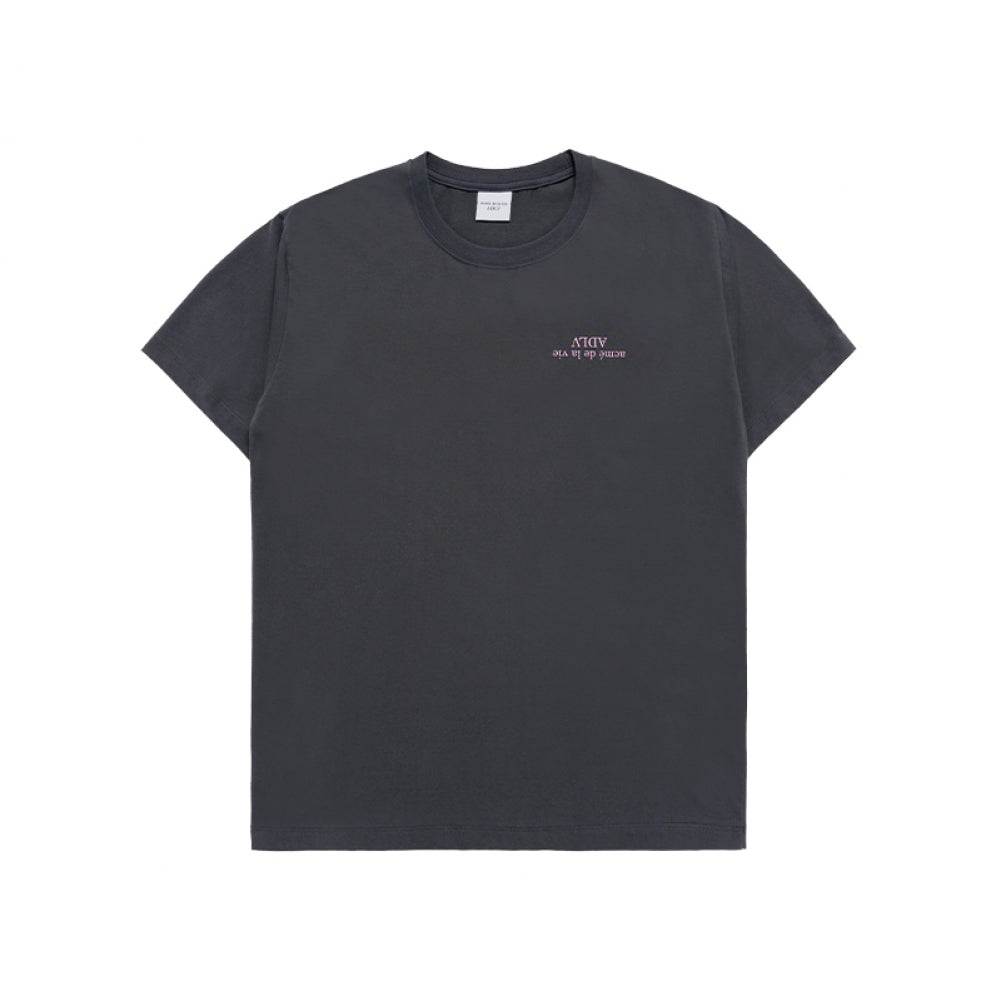 acm¨¦ de la vie X HOSHI] UPSIDE DOWN BASIC LOGO SHORT SLEEVE T