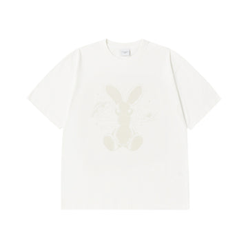 SOLO RABBIT ALIEN SHORT SLEEVE T-SHIRT CREAM