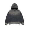 DISTRESSED HOODIE BLACK