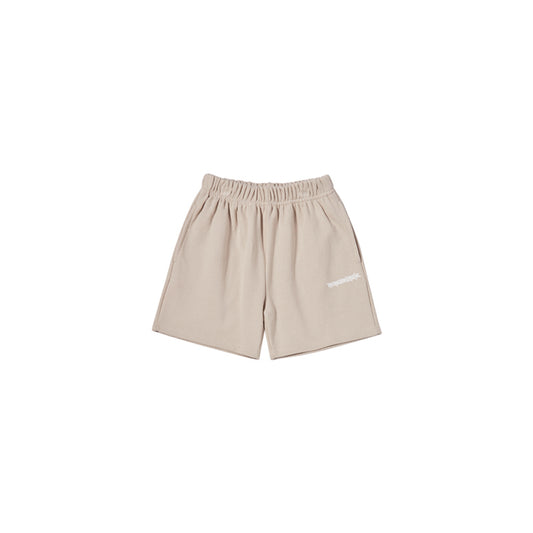 KIDS BLADE LOGO SHORT PANTS DARK BEIGE