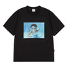 BABY FACE DIVING BOY SLEEVE T-SHIRT BLACK