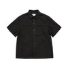 OVERSIZE RIPSTOP SHORT SLEEVE SHIRTS BLACK