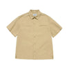 OVERSIZE RIPSTOP SHORT SLEEVE SHIRTS MUSTARD