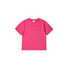KIDS RABBIT BEAR DOLL LOGO SHORT SLEEVE T-SHIRT-DEEP PINK