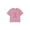 KIDS SOLO RABBIT ALIEN SHORT SLEEVE T-SHIRT LIGHT PINK