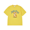 CARTOON CHINCHILLA SHORT SLEEVE T-SHIRT YELLOW