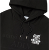 GRUNGE REVERSAL LOGO HOODIE BLACK