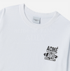 GRUNGE REVERSAL LOGO LONG SLEEVE WHITE