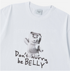 acmé de la vie X BELLYGOM METAL BELLY SHORT SLEEVE T-SHIRT WHITE