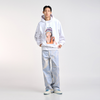 BABY FACE INDIAN BOY HOODIE WHITE