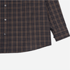 EMBO LOGO OVERSIZE CHECK SHIRTS BLACK
