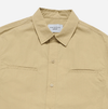 OVERSIZE RIPSTOP SHORT SLEEVE SHIRTS MUSTARD