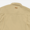 OVERSIZE RIPSTOP SHORT SLEEVE SHIRTS MUSTARD