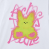 BLUR RABBIT SHORT SLEEVE T-SHIRT WHITE