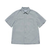 OVERSIZE RIPSTOP SHORT SLEEVE SHIRTS LIGHT GREY