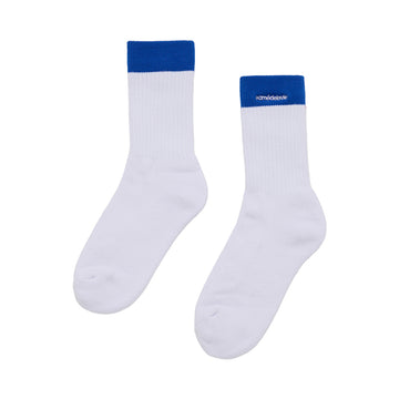 COLOR POINT LETTERING SPORTS SOCKS BLUE