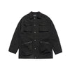OVERSIZE FOUR POCKET WORK JACKET BLACK