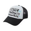 ARTWORK MESH TRUCKER BALL CAP BLACK
