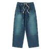 WAIST STRING CARPENTER DENIM PANTS BLUE