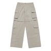 DAMAGE WASHED WIDE CARGO PANTS IVORY