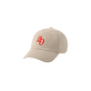 KIDS COLOR POINT SMALL SYMBOL BALL CAP-BEIGE
