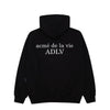ADLV BABY FACE HOODIE BLACK ASTRONAUT