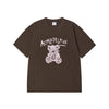 DRAWING BEAR SHORT SLEEVE T-SHIRT DARK BROWN