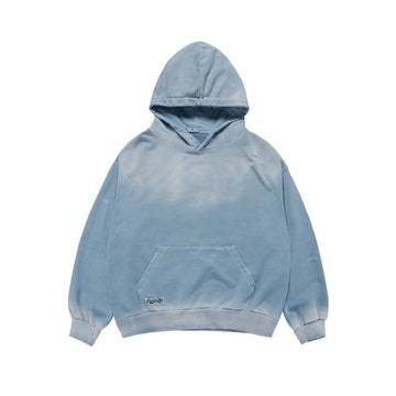 DISTRESSED HOODIE SKY BLUE