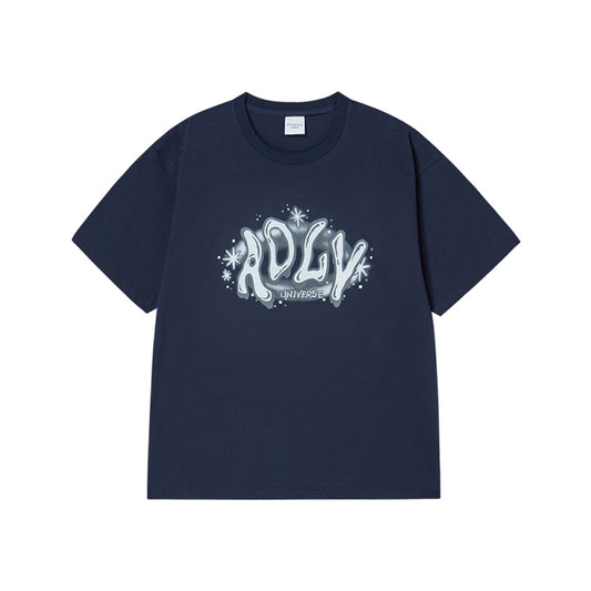 ADLV UNIVERSE LOGO SHORT SLEEVE T-SHIRT DARK NAVY