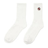 NOBLE LOGO SOCKS WHITE