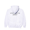 BABY FACE APPLE HAIR BOY HOODIE WHITE