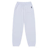 OUTLINE PRINTING LOGO TRAINING PANTS WHITE