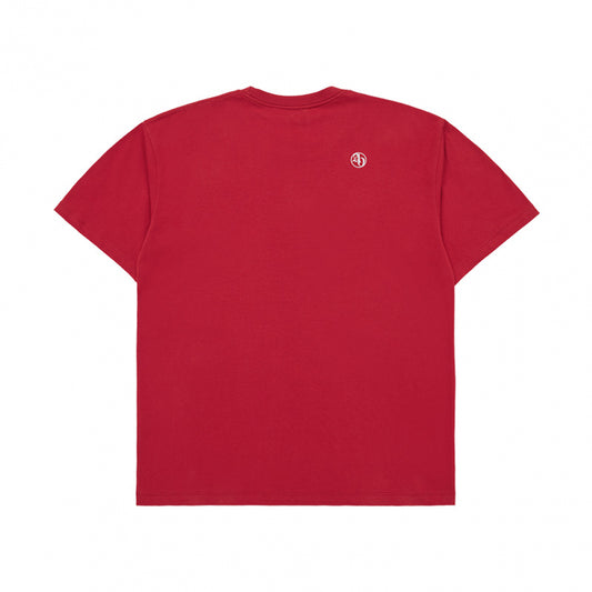 AE LOGO CARGO SHORT PANTS RED