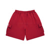 AE LOGO CARGO SHORT PANTS RED